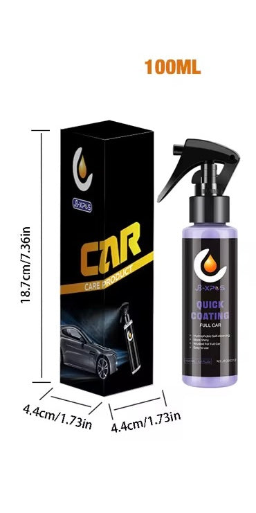 Spray Idrofobico a Lunga Durata – Rivestimento Ceramico Rapido, Cera Lucidante Liquida per Carrozzeria Auto con Effetto Brillantezza Istantanea